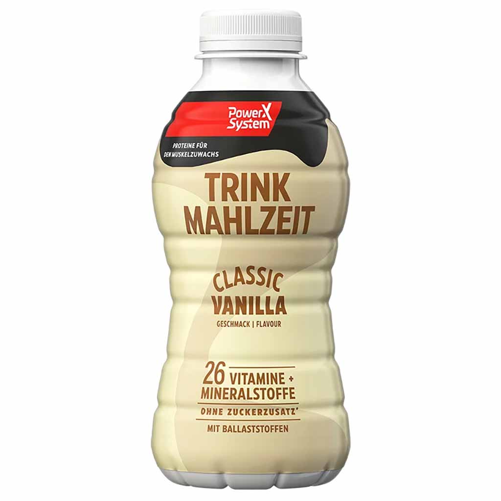 PowerX System Trinkmahlzeit Classic Vanilla 6 x 500ml, 3 Liter MHD:7.1.25