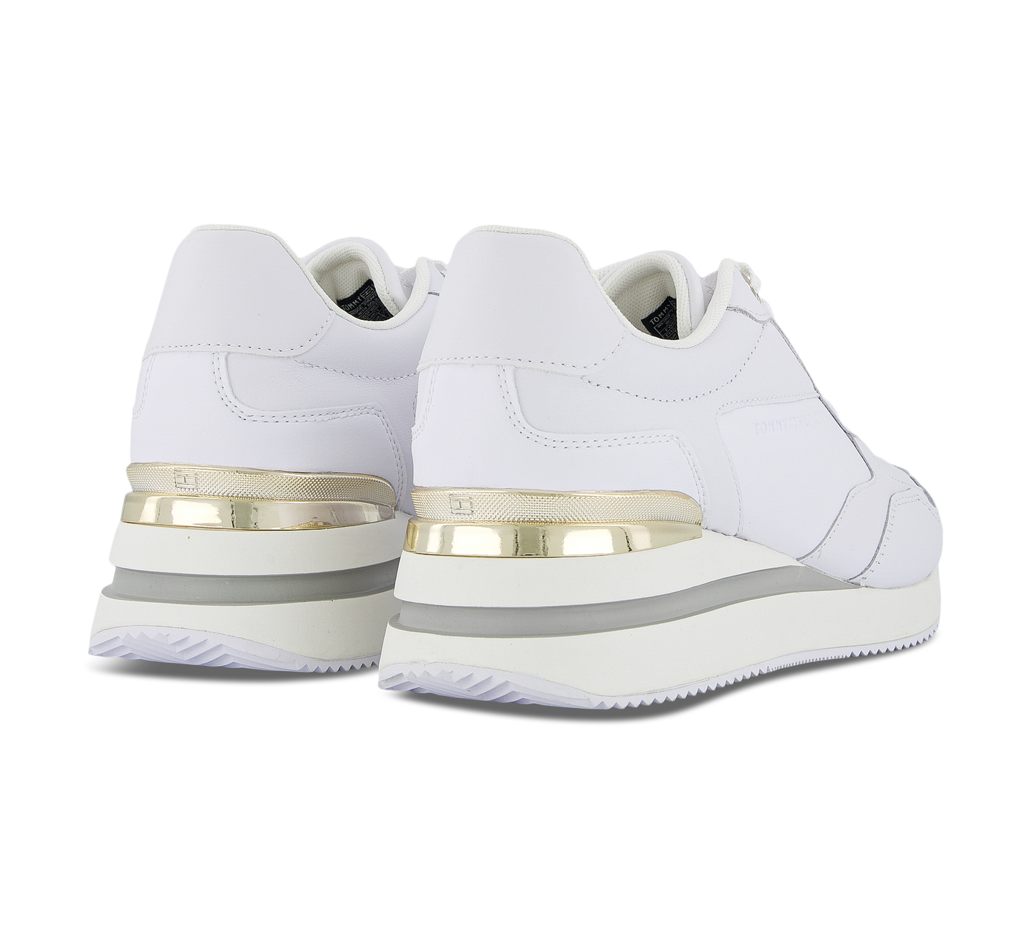 Tommy Hilfiger Wedge Sneaker With Gold - Sneaker low