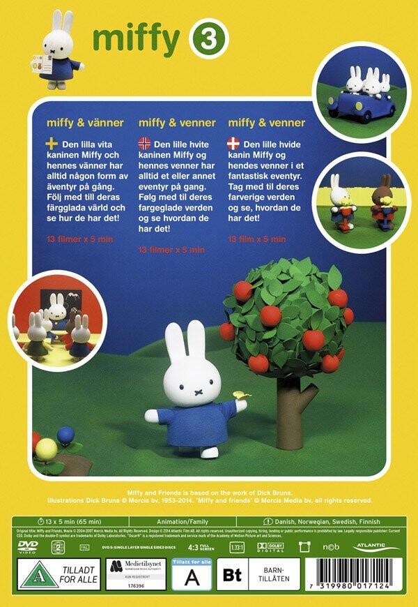 Miffy Og Venner 3 - DVD