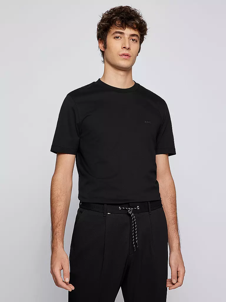 BOSS T-Shirt Regular Fit THOMPSON schwarz
