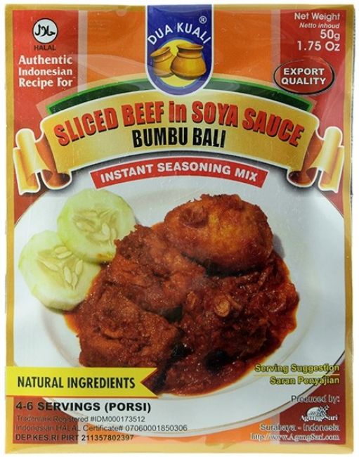 Dua Kuali Bumbu Bali 50g