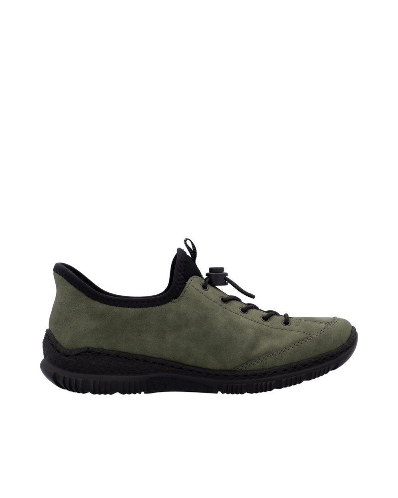 Rieker Slip on dame - Grøn