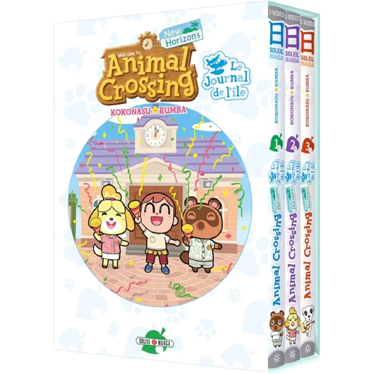Welcome to Animal crossing new horizons : le journal de l'île : coffret volumes 1, 2, 3