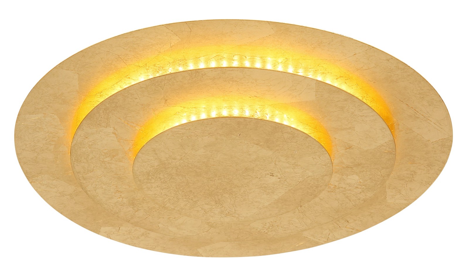 LED-Deckenleuchte - goldfarben - Ø 35 cm