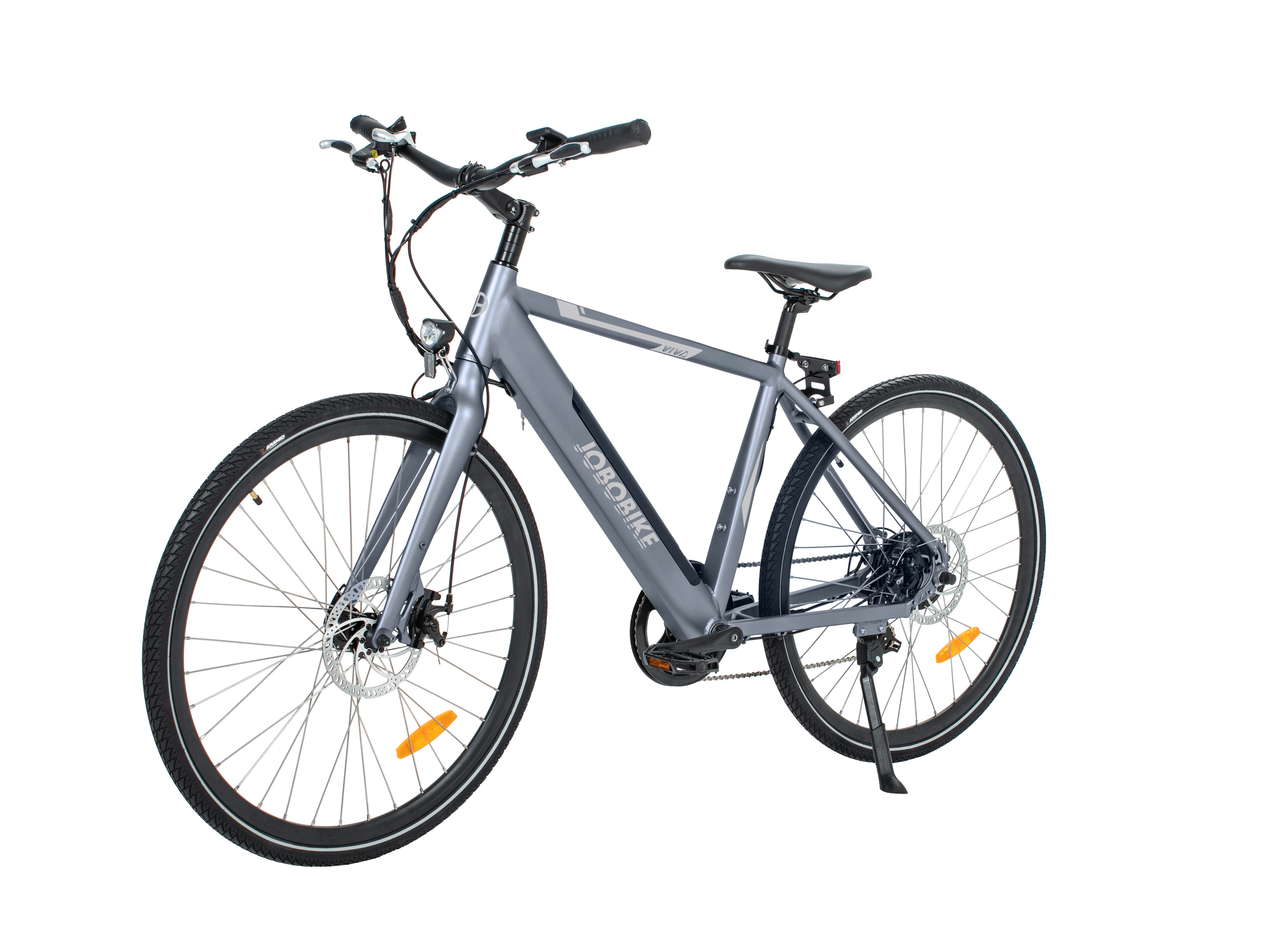 JOBOBIKE, Viva E-Bike, 27.5 Zoll Reifen, 250 W Motor, hellgrau, versch. Farben