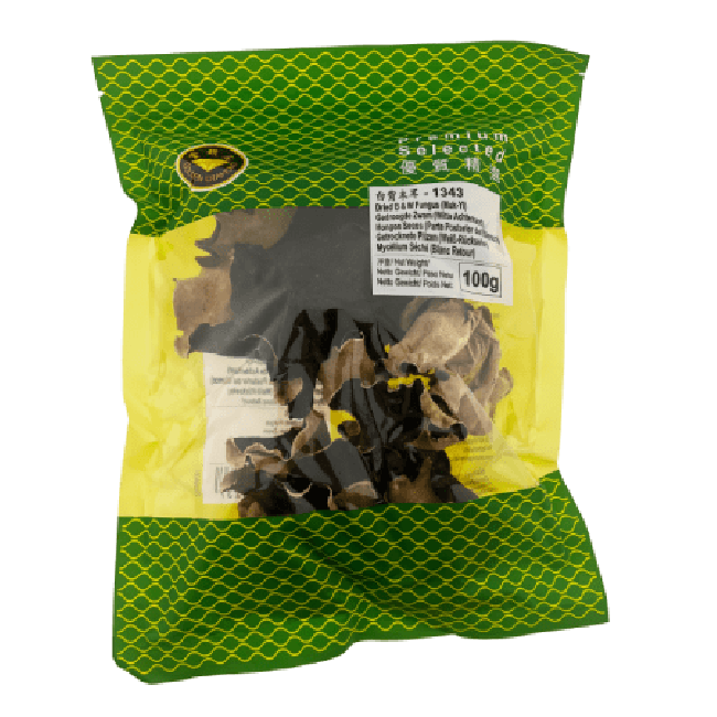 Golden Diamond Gedroogde Zwart Witte Zwammen 100g