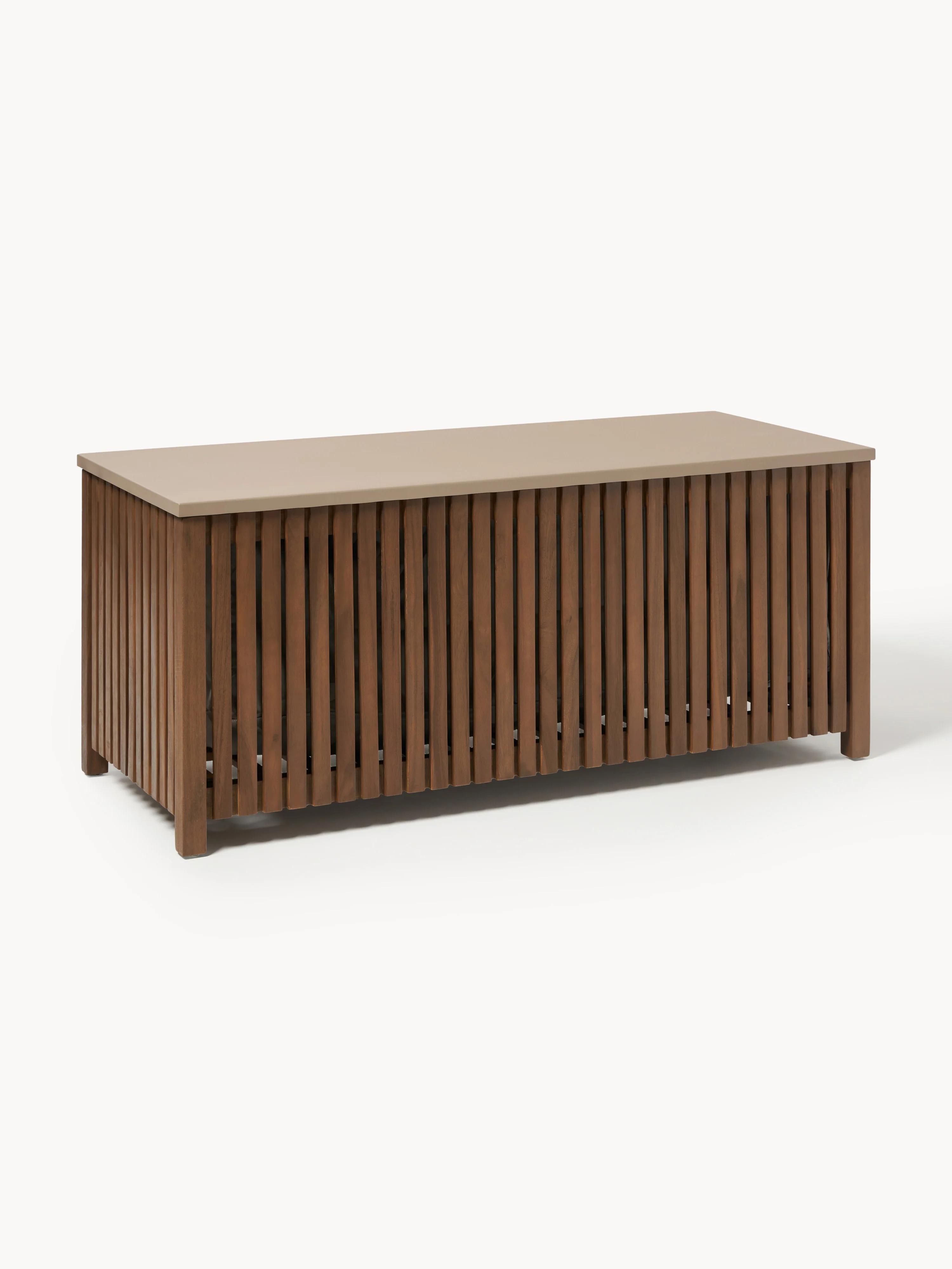 Tuinopbergdoos Arkin van acaciahout met voering, B 129 cm