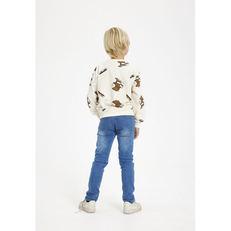 The New TNHUDSON OS SWEATSHIRT White swan
