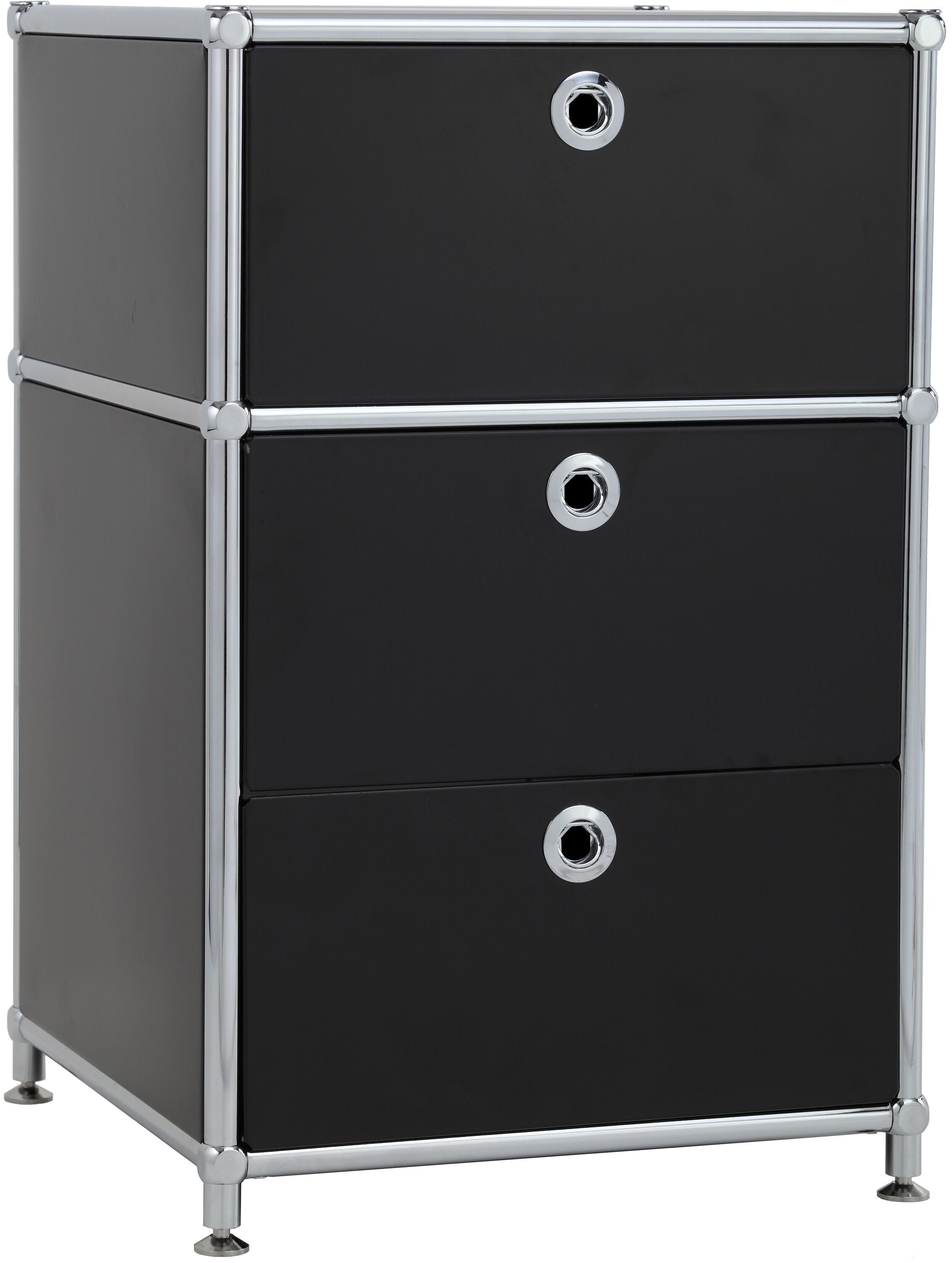 FLEXCUBE Korpus - Schwarz / B: 40.0 cm x T: 40.0 cm x H: 62.5 cm