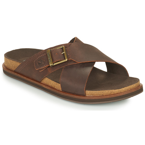 Timberland - AMALFI VIBES CROSS SLIDE - Marron