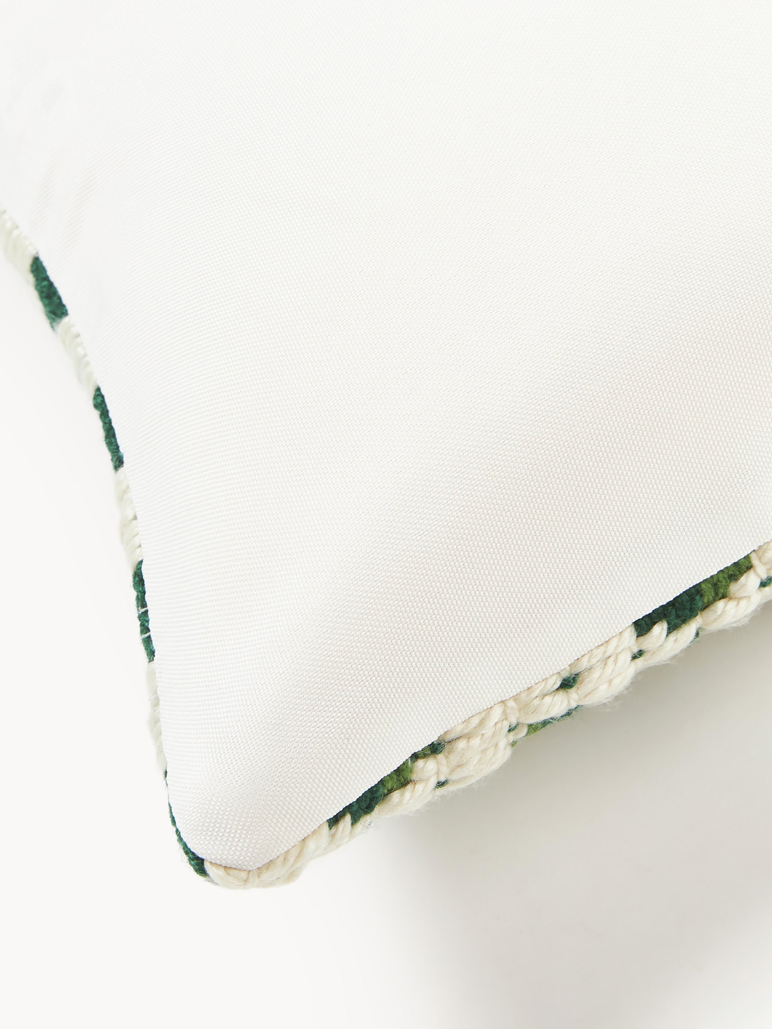 Outdoor kussenhoes Yamir met geweven patroon