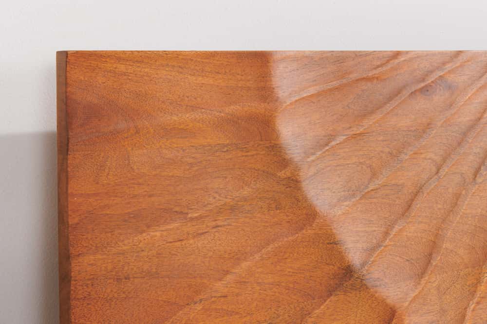 Design Bett SCORPION 180x200cm braun Mangoholz 3D Schnitzerei Massivholz Doppelbett