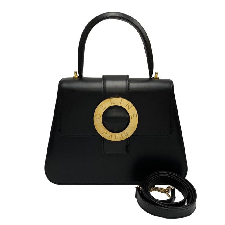 Celine Vintage Celine Handbag Black