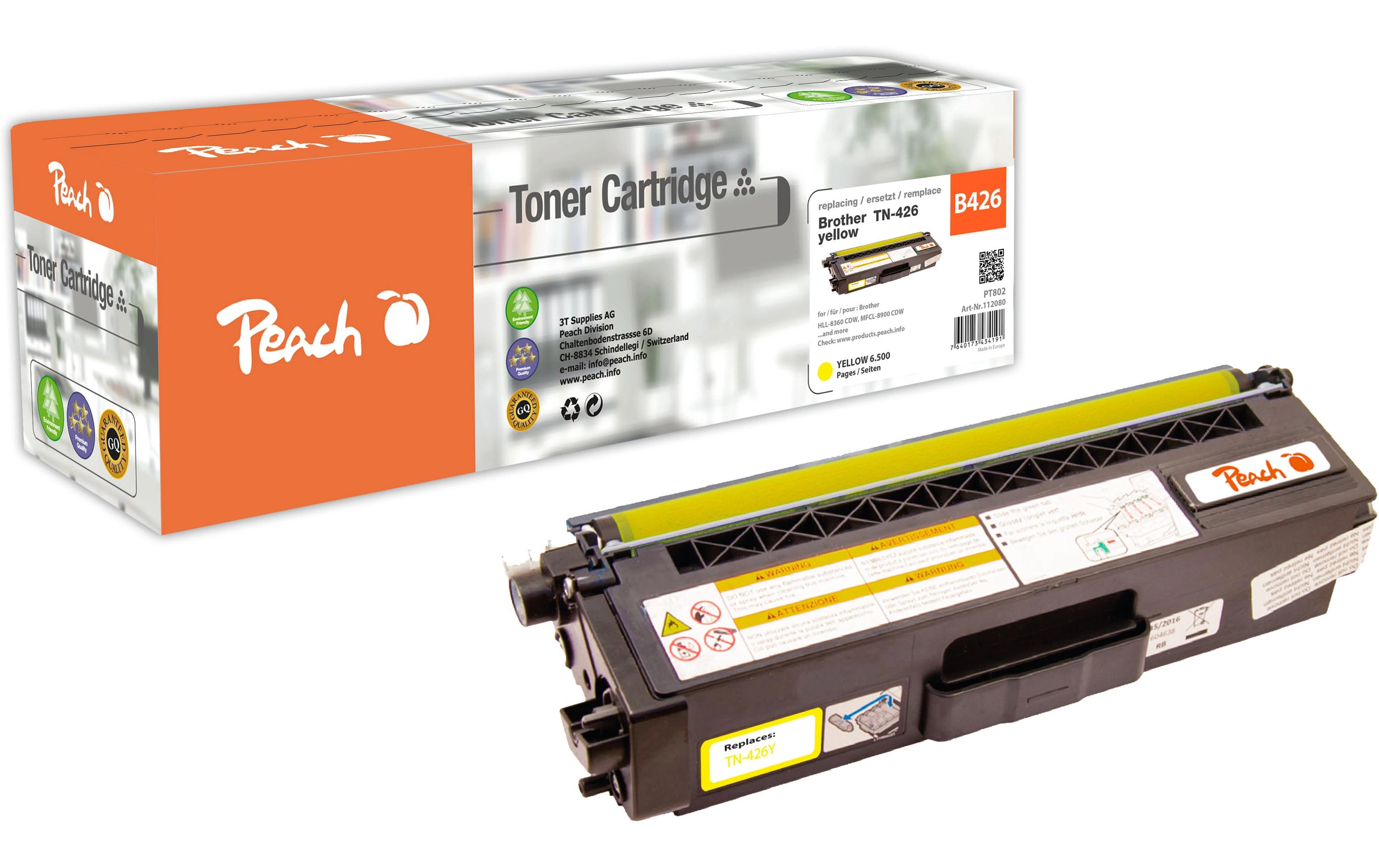 Toner Brother TN-426 Yellow<br>Druckerpatrone, Yellow