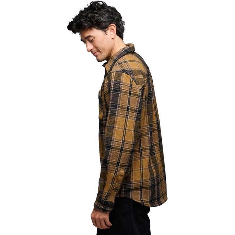 Black Diamond M Project Heavy Flannel Flax/Black Plaid