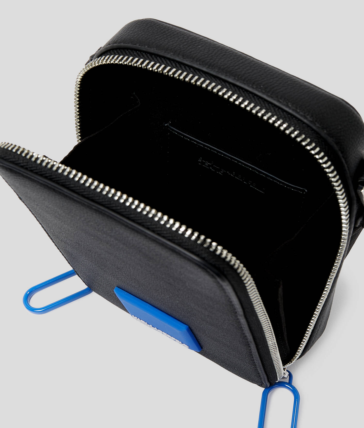 SAC DE REPORTER AVEC LOGO CARRÉ - Noir