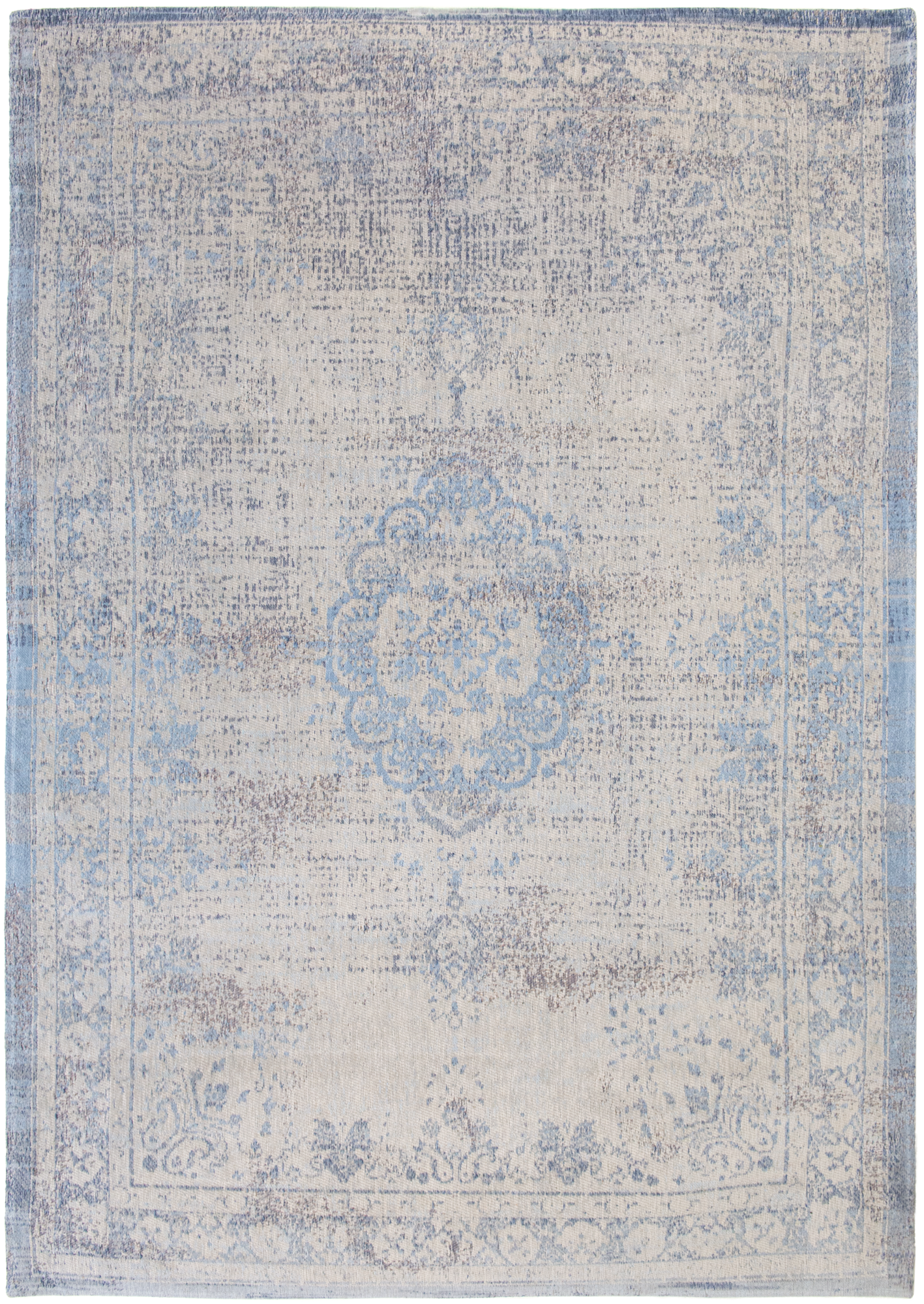 Ecorugs vloerkleed Medallion blauw-grijs 280x390 cm