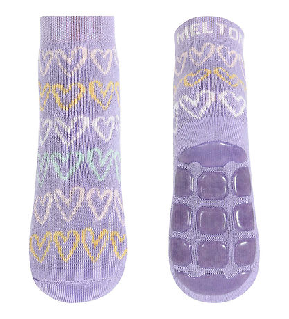 Melton Socken m. Anti-Rutsch - Auf geht's - Tagesanbruch