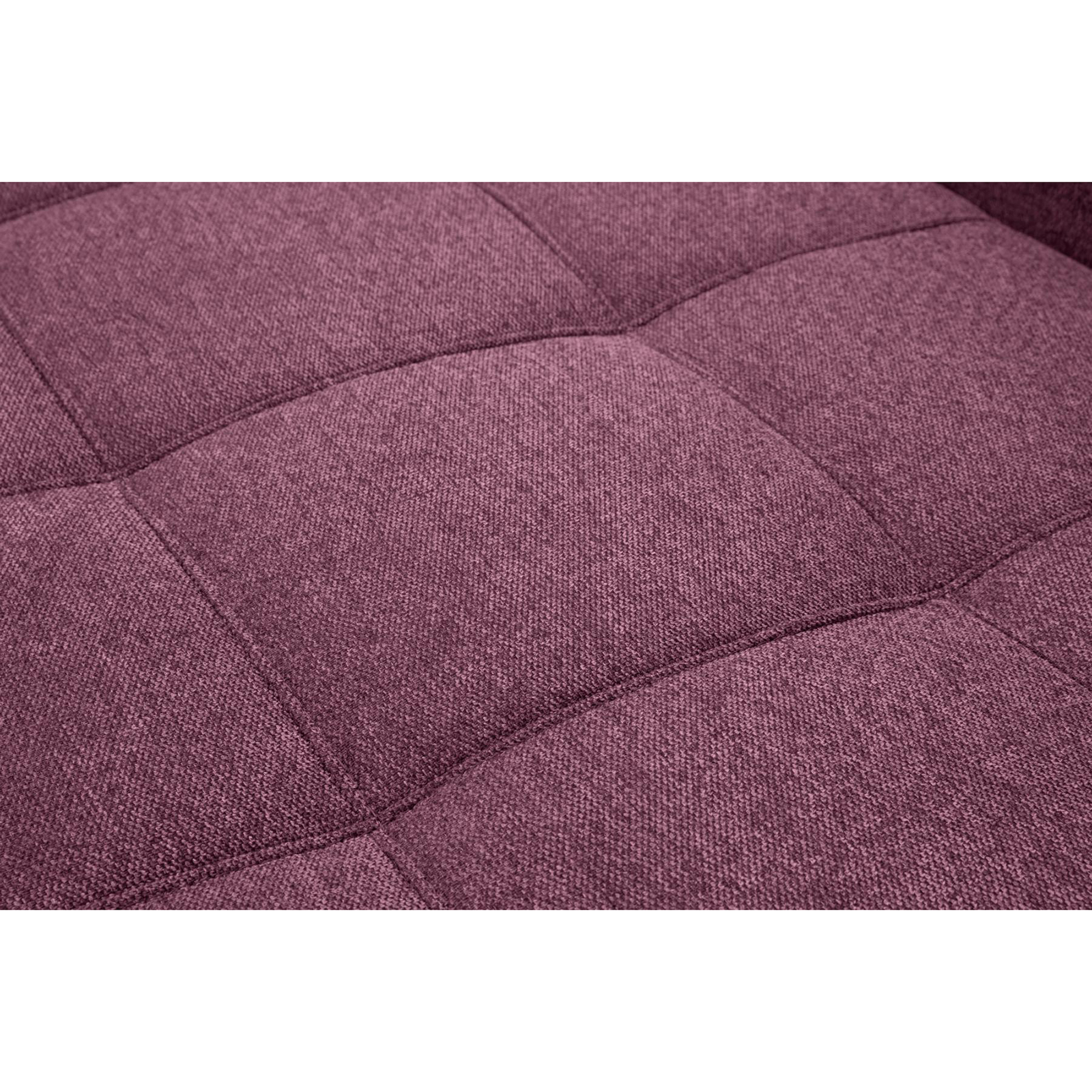 Ecksofa - burgundy - Boxspringfederung - Liegefunktion - Holzfüße