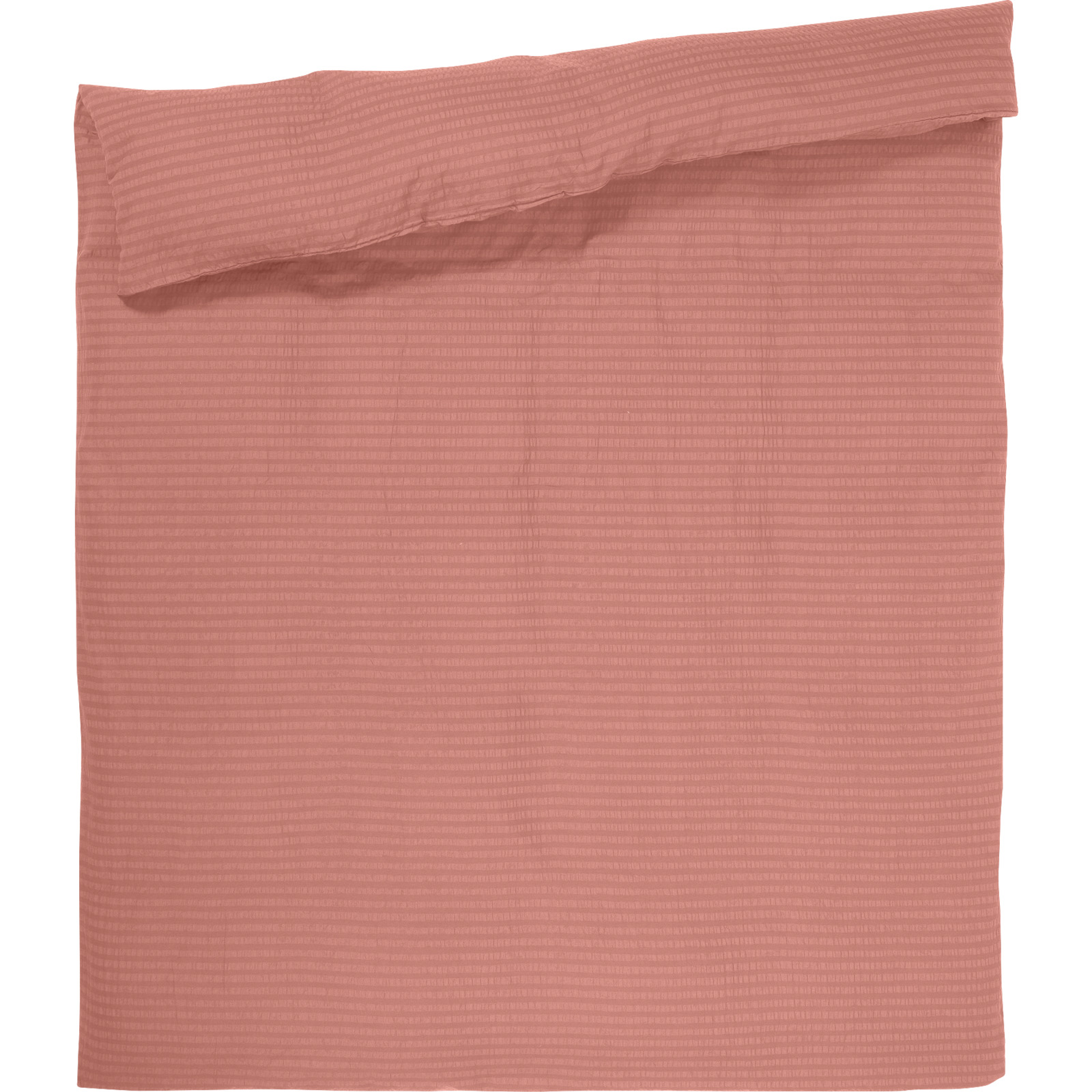 Bettwäsche Seersucker Renforcé 160x210 Duvetbezug Nord, rosa