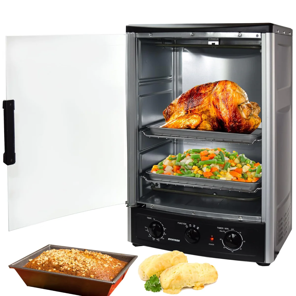 Grill à poulet Rôtissoire Gyrosgrill de table 52 L Syntrox