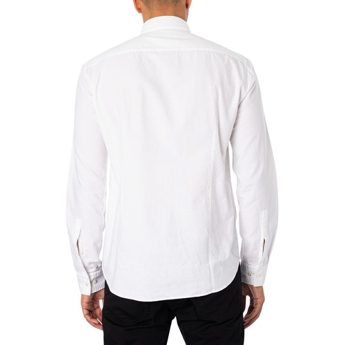 BOSS - Camisa EVITO Slim Blanco
