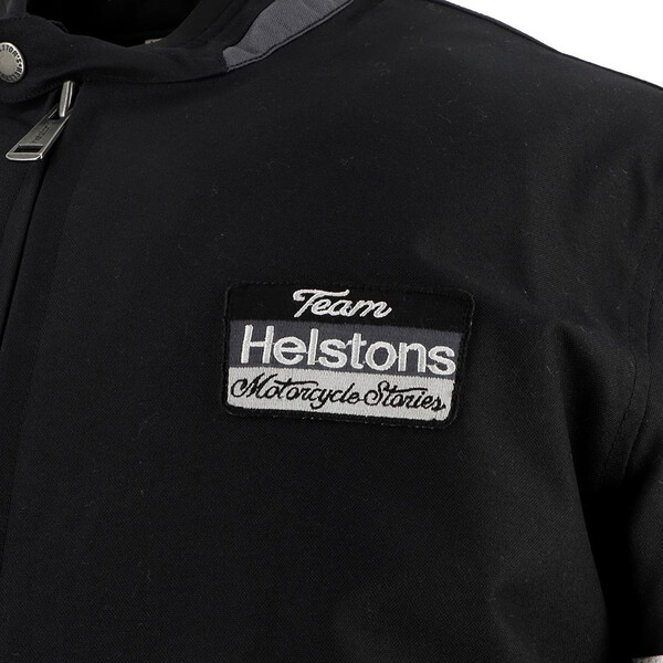 Helstons - Blouson V-Series Tissu Technique Noir