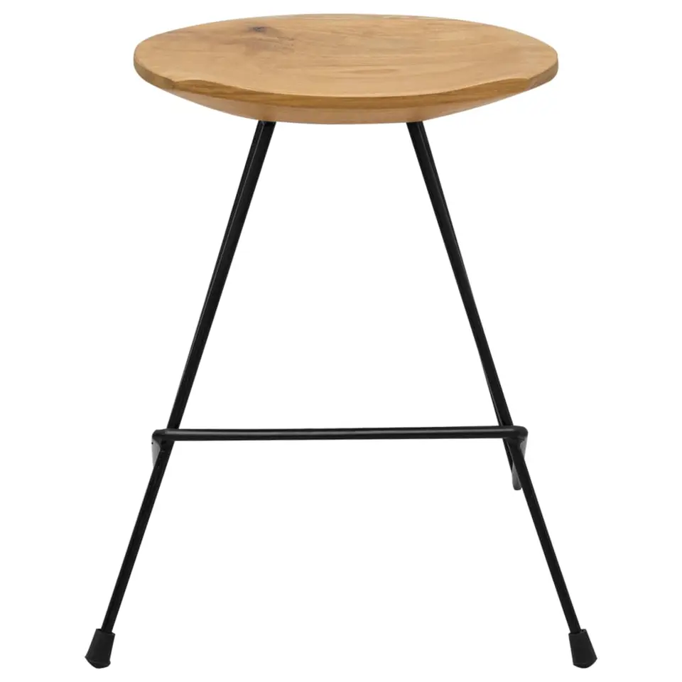 vidaXL - Kruk - Bruin - Hout