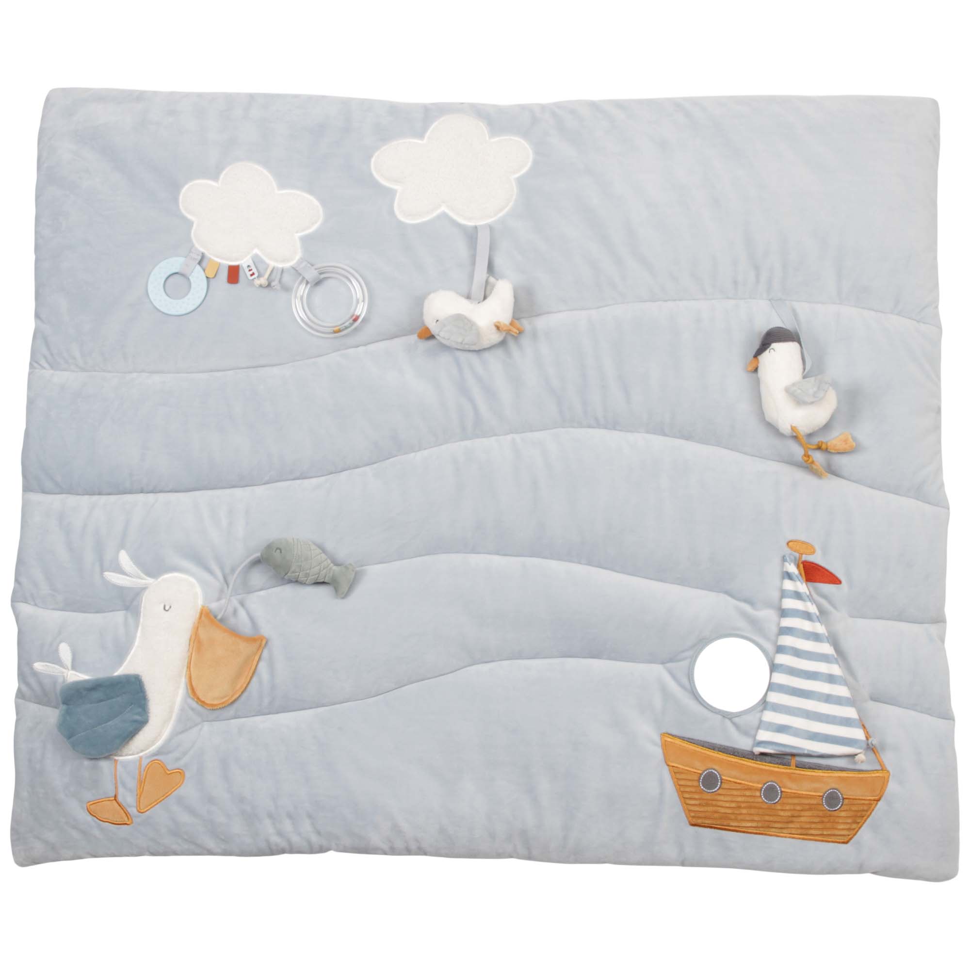 Little Dutch boxkleed Sailors Bay blauw