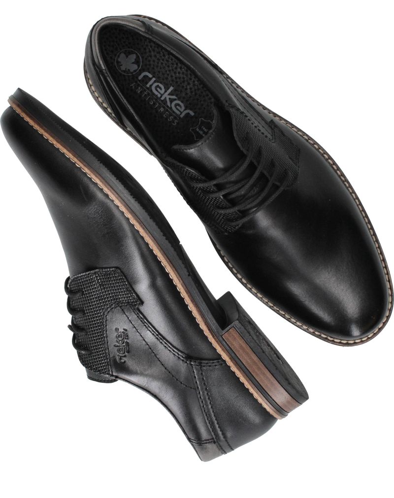 Rieker Veterschoenen Zwart Heren