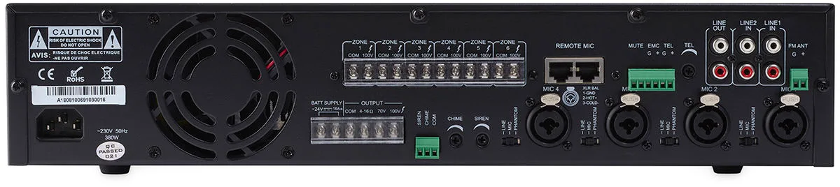 Artsound MX-5006M Amplis 100 volts