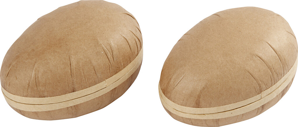 To-Delte Æg - L 12 CM - 2 Stk