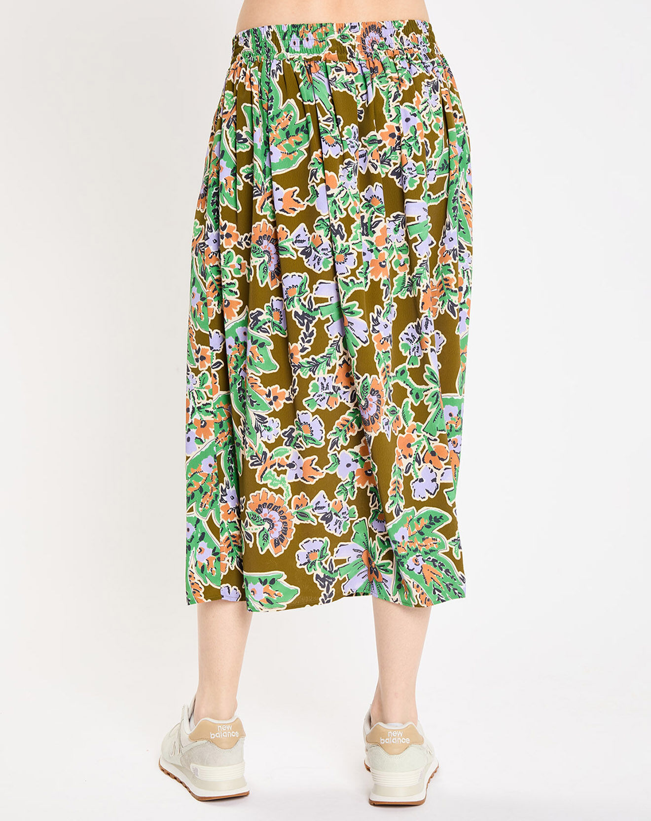 Jodhpur Jupe Rocha print fleurs multicolore