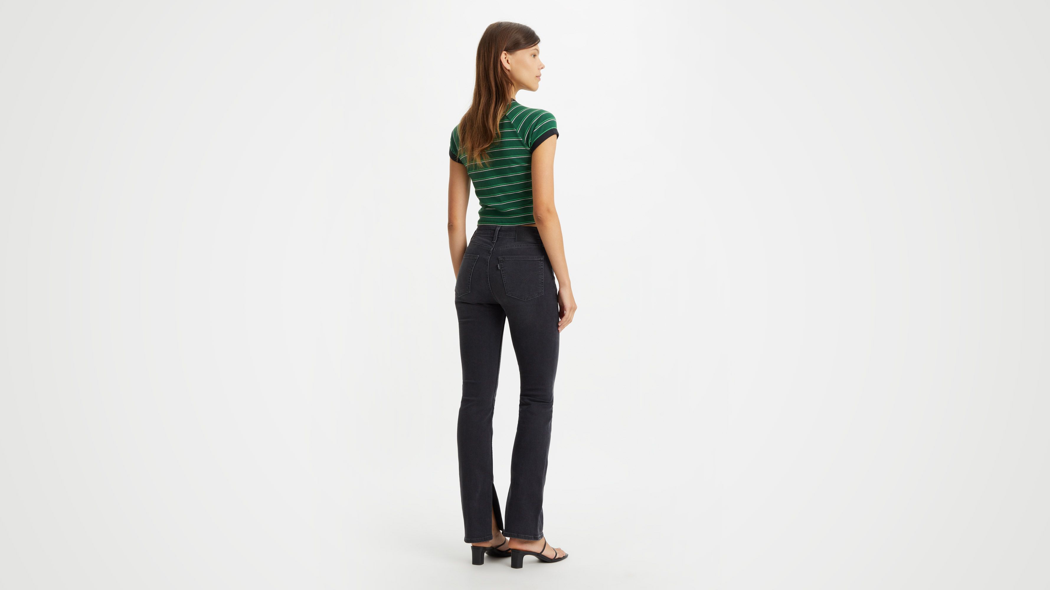 Jean 725™ Taille Haute Bootcut - Black Worn In - Noir