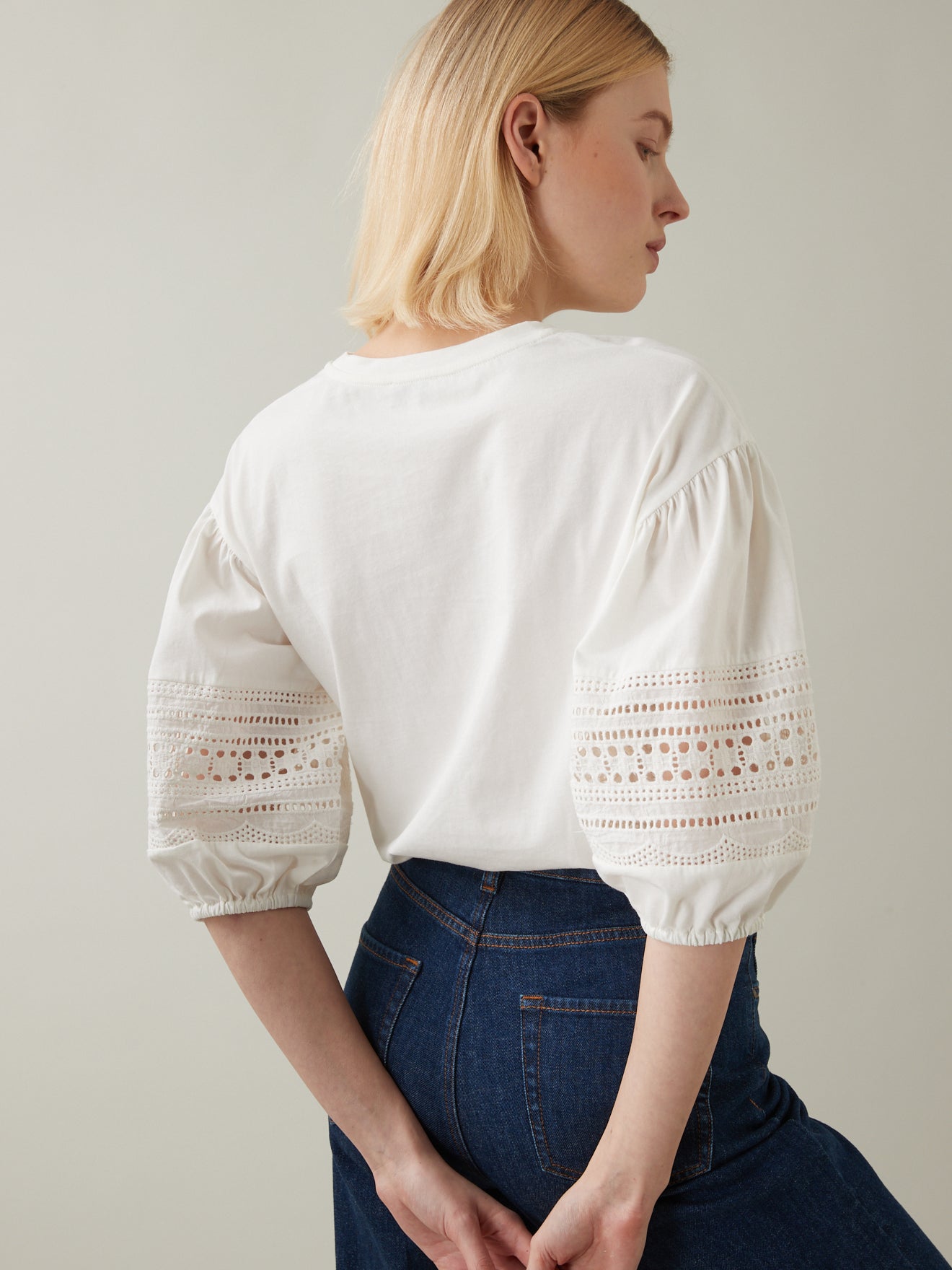 T-shirt trousseau manches ballon femme