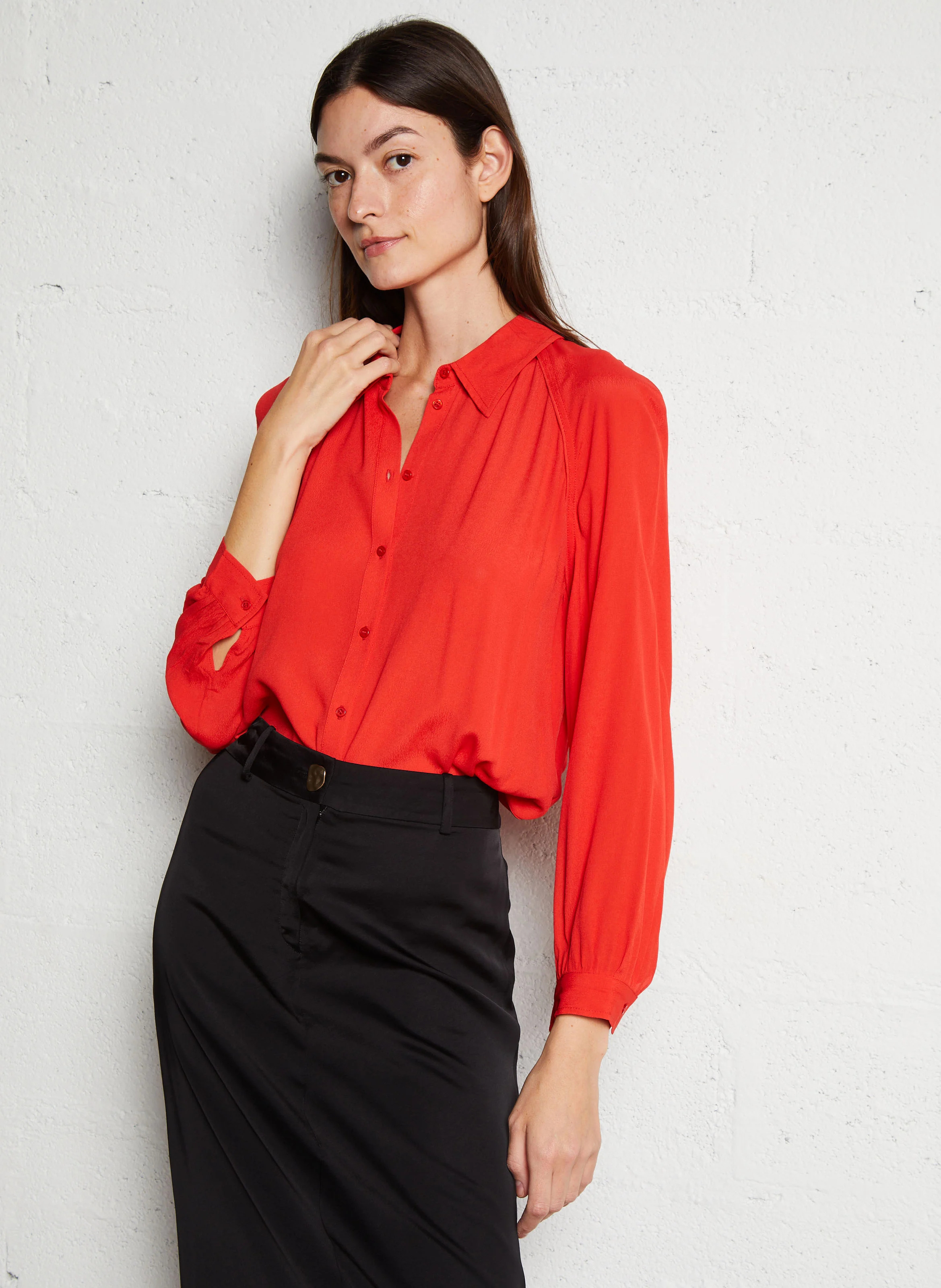 MARVIN - Chemise col classique droite | Rouge