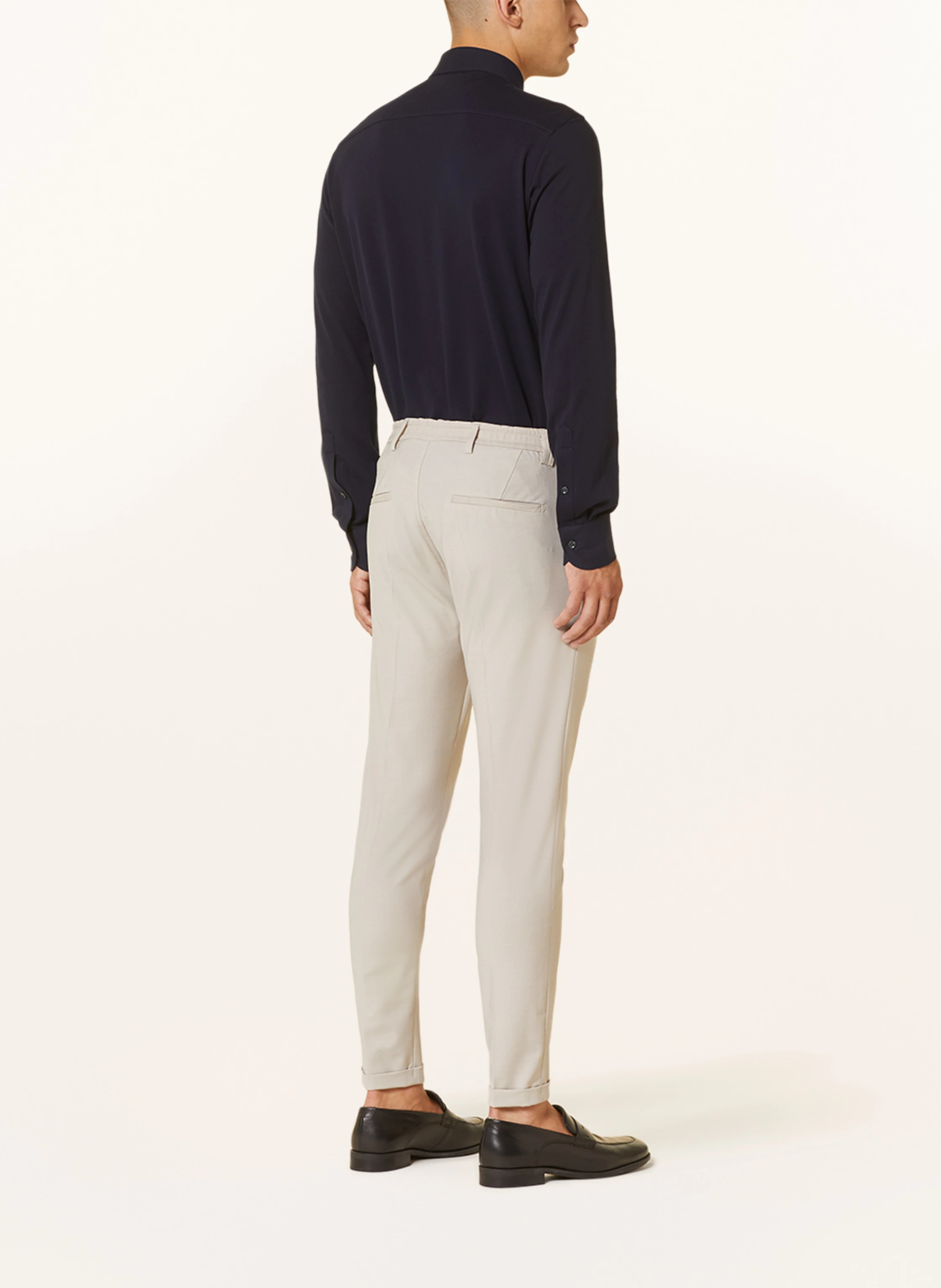 PROFUOMO Piqué-Hemd Slim Fit
