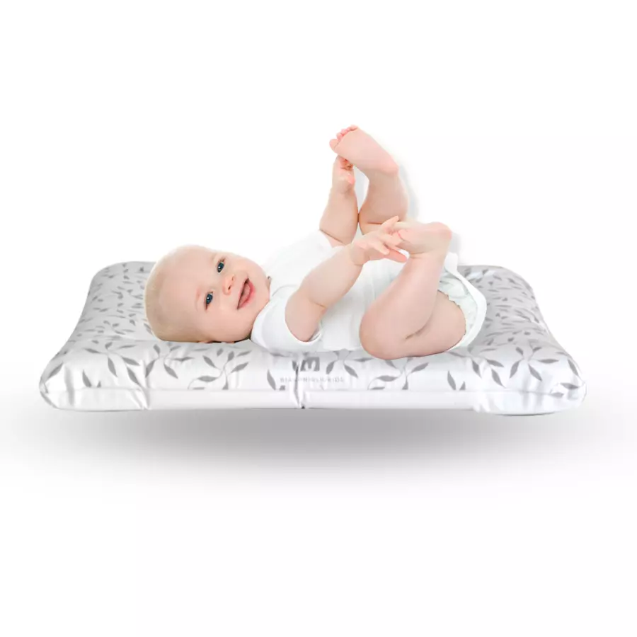 Bianconiglio Kids® Wickelauflage für Waschmaschine FLAFFI grey 60 x 60 cm