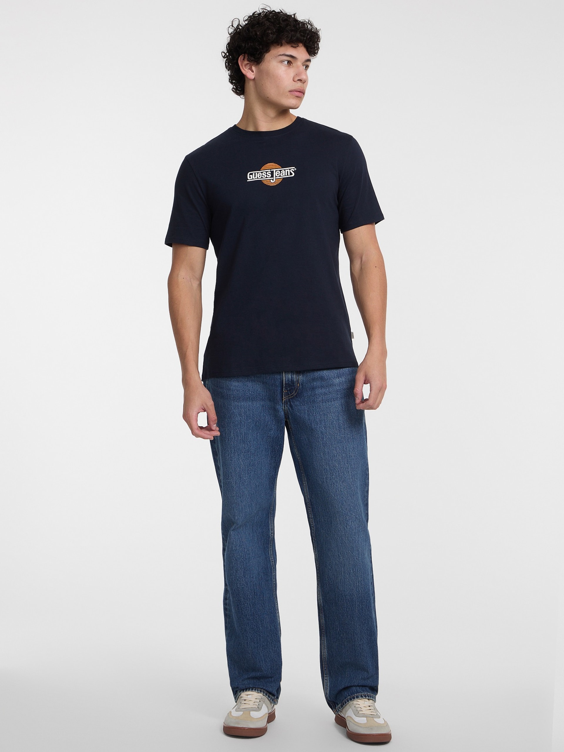 Camiseta de gola redonda Sunset