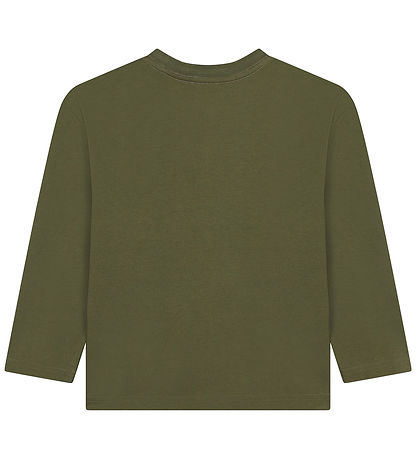 Little Marc Jacobs Bluse - Winter Moss m. Schwarz