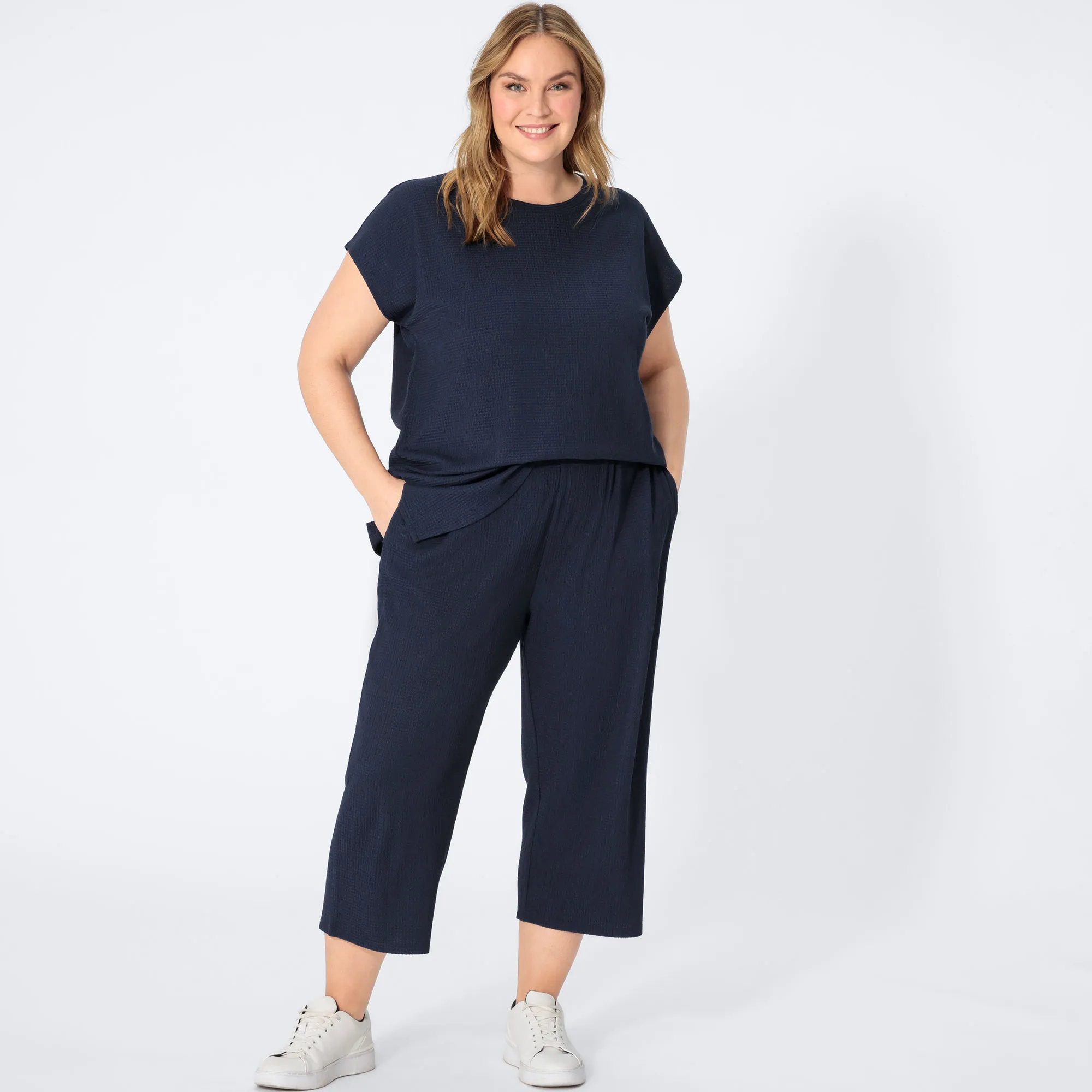 Damen-Hose im Culotte-Style, große Größen