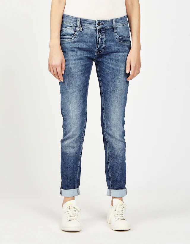 GANG 5-Pocket-Jeans »94GERDA«, aus Sweat Denim, Relaxed Fit