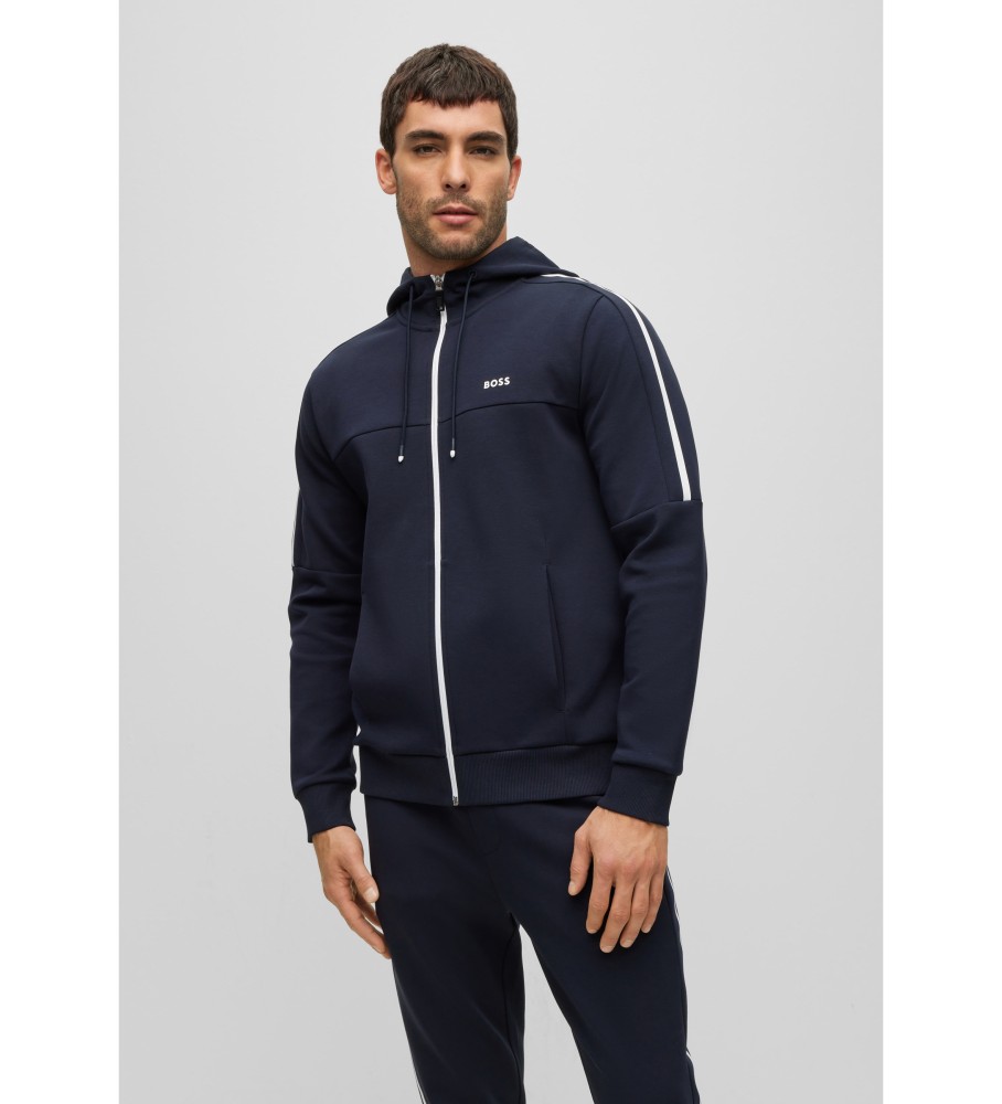 Moletom BOSS Saggy 1 Azul Marinho
