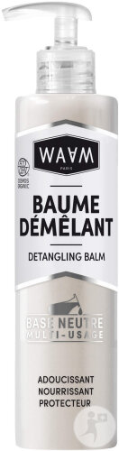 Waam Base Neutre Multi-Usage Baume Démêlant Bio Flacon-Pompe 200ml