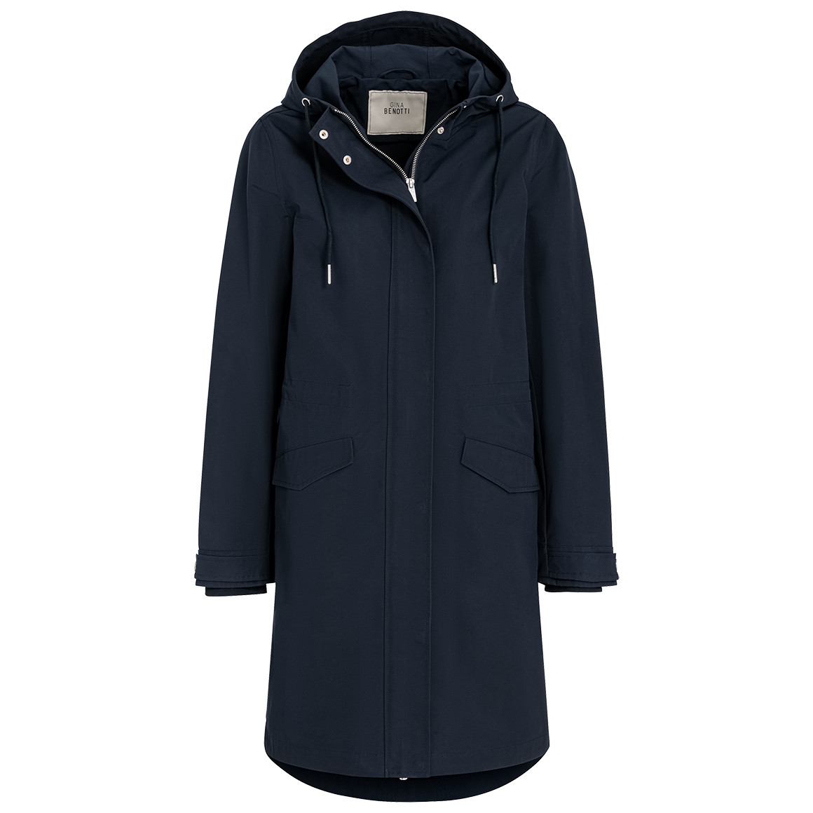 Gina Benotti Damen Parka mit Kapuze dunkelblau