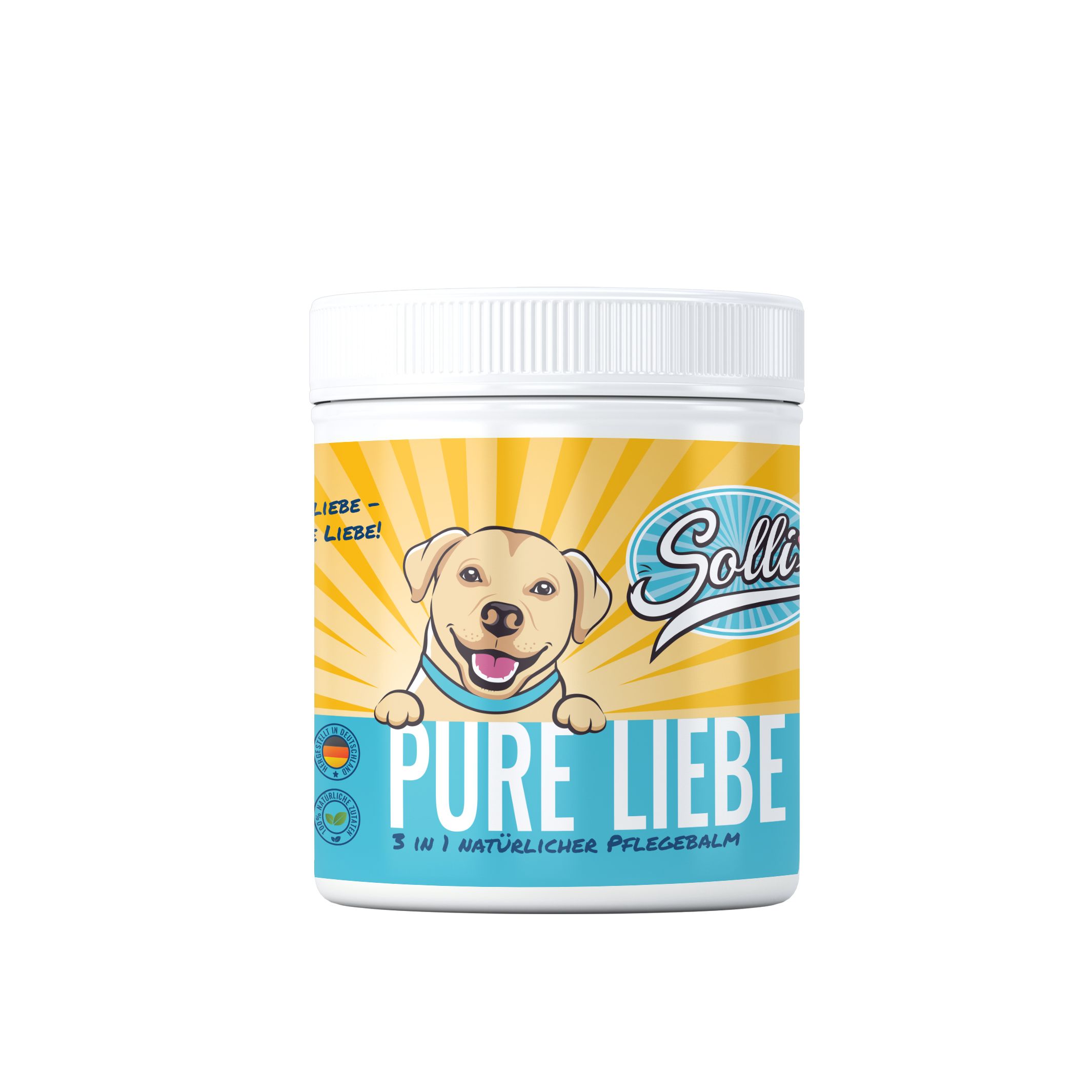 Sollis Pure Liebe – 3-in-1 Natürlicher Pflegebalm für Hunde