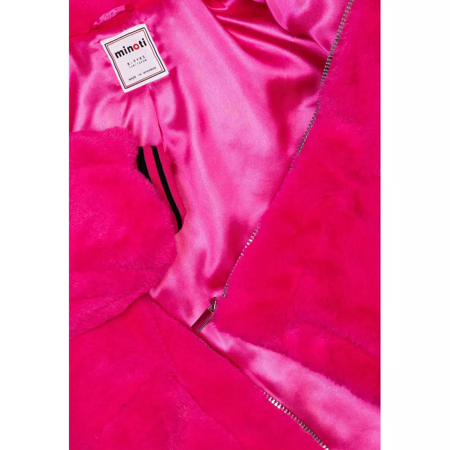 MINOTI Teddyjacke Rosa