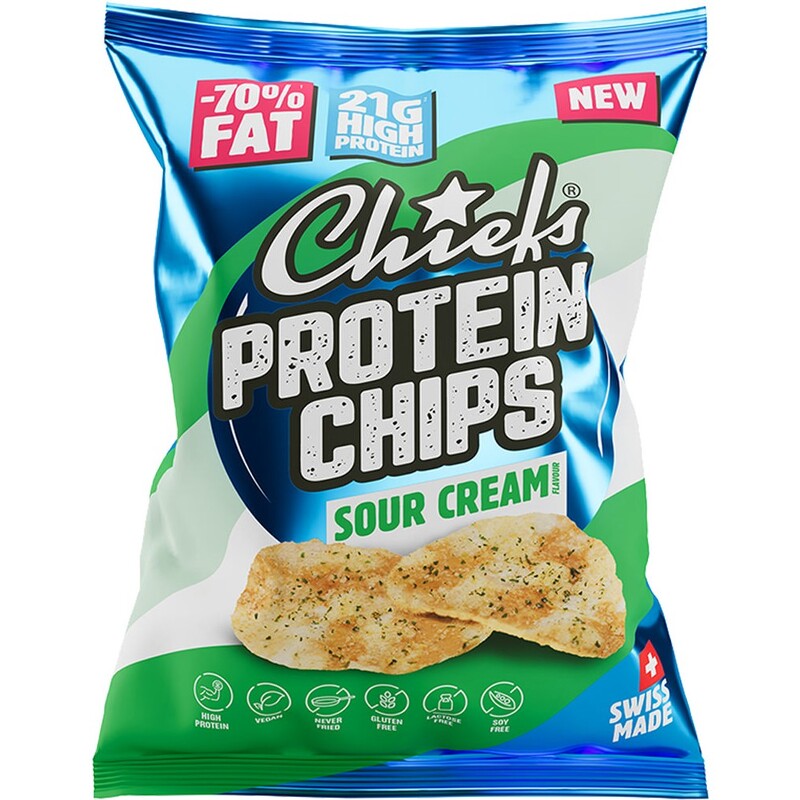 Chiefs Protein-Chips Sour Cream, 80 g