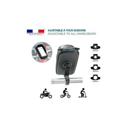 Support Smartphone Mobilis MOTO + HOUSSE RÉSISTANTE U.FIX