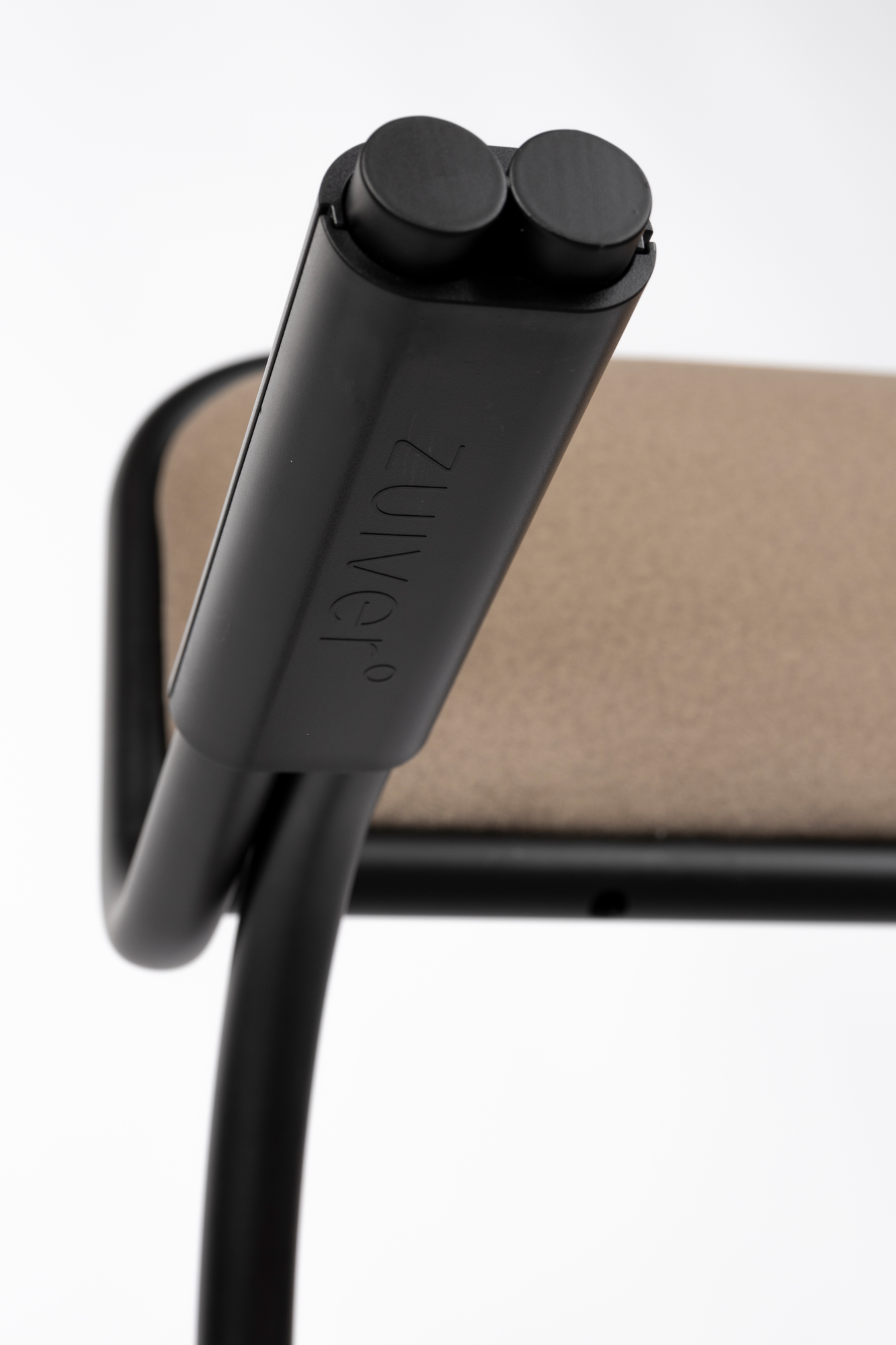 CHAIR ALBA BLACK / BEIGE